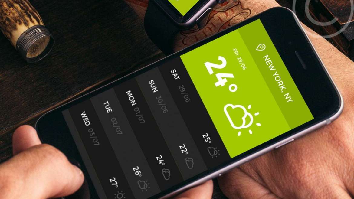 Green. Weather App and Organizer